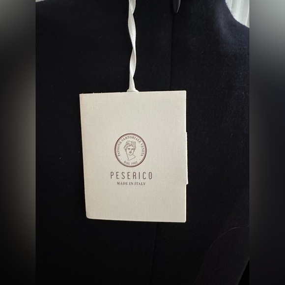 Peserico Black V-Neck Dress size 40 NWT - Picture 6 of 7